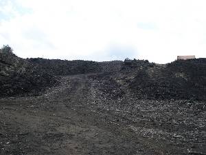 Foto all'interno della valle del Bove - Versante Nord