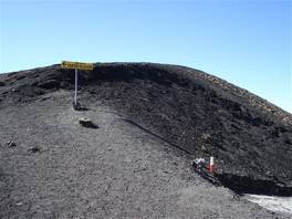 Silvesri Craters, on mt Etna: southern crater