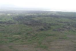 Grjotaja, Hverfjall e Dimmuborgir: panorama di Dimmuborgir