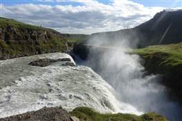 Wasserfall von Gullfoss: bis zum zweiten