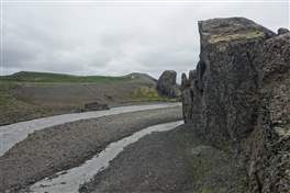 Hljodaklettar - Rauðhólar: Der Fluss Jokulsa