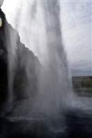 Seljalandsfoss - the liquid waterfall: Left view