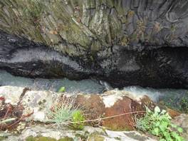 The Alcantara Gorges: columnar basalt of the gorges