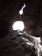 Grotta degli Archi, Mount Etna: Final part of the cave