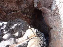Grotta degli Archi, Mount Etna: First arch (from the upper part of the cave)