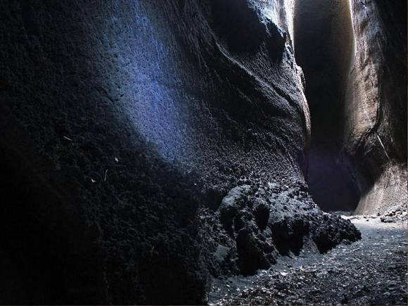 Inside Serracozzo Cave