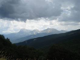 Cento fonti hiking path: Gran Sasso peak