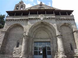 Francigena route from Bolsena to Montefiascone: church of San Flaviano
