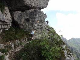 Rundreise von Piani di Erna zum Berg Resegone. : ein bisschen steil und ganz schön anspruchsvoll