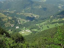 Rundreise von Piani di Erna zum Berg Resegone. : Panorama ist weniger schön als beim Aufstieg