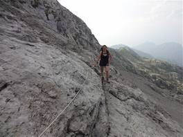 Der Guzzi-Weg auf den Gipfel des Grigna und die Brioschi-Hütte: mithilfe der Drahtseile