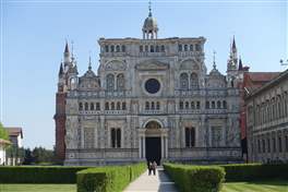 Fahrradweg von Mailand nach Pavia - Naviglio Pavese entlang: Certosa di Pavia