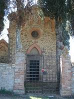 La val d Ambra, in Toscana: chiesa di San Francesco