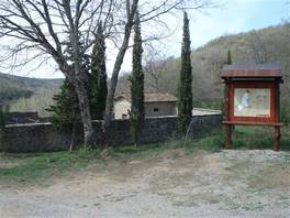 Alta val d Ambra: Friedhof von Cennina