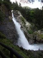 Val di Genova path, in the Adamello Park: Folgarida falls