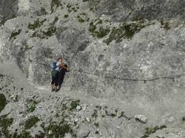 Dolomiten von Brenta: Ketten ausgerüstet sind