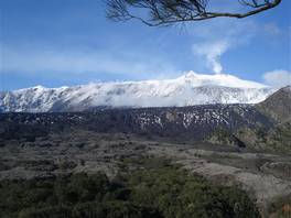 Der 'Monte Fontane' Naturweg, auf dem vulkan Ätna: ein wunderbares Bild