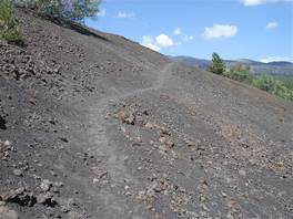 Der Sartorius Berge Naturweg, auf dem vulkan Ätna: Gehen Sie um den Krater herum
