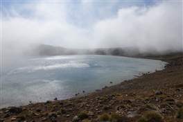 Tongariro Crossing: the Blue Lake