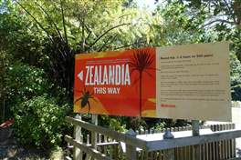 Zealandia Nature Reserve: The entrance to the park