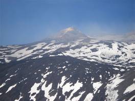 foto del sentiero di Serracozzo - Etna: cratere di sud-est