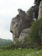 Argimusco megaliths, in Montalbano Elicona: fantastic monster